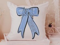Personalized Pink Marching Band Throw Pillow with Name, 18x18
