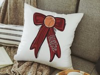 CapableByDesign personalized basketball throw pillow