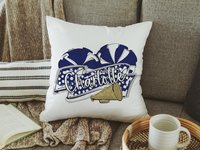 CapableByDesign personalized cheer pillow with name