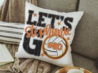 CapableByDesign personalized name and number throw pillows
