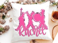 CapableByDesign personalized band throw pillow