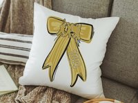 CapableByDesign personalized with a name, marching band throw pillow