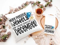 CapableByDesign more precious than jewels throw pillows and towels