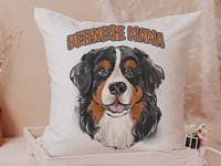 CapableByDesign personalized Bernese mama throw pillows