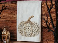 CapableByDesign Oyster shell pumpkin towels