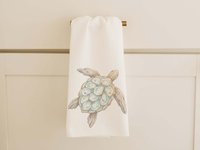CapableByDesign oyster sea turtle throw pillows and matching towels