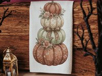 CapableByDesign stacked pumpkins towels
