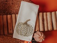 CapableByDesign Oyster shell pumpkin towels