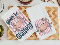 CapableByDesign don't be crabby and crab towels