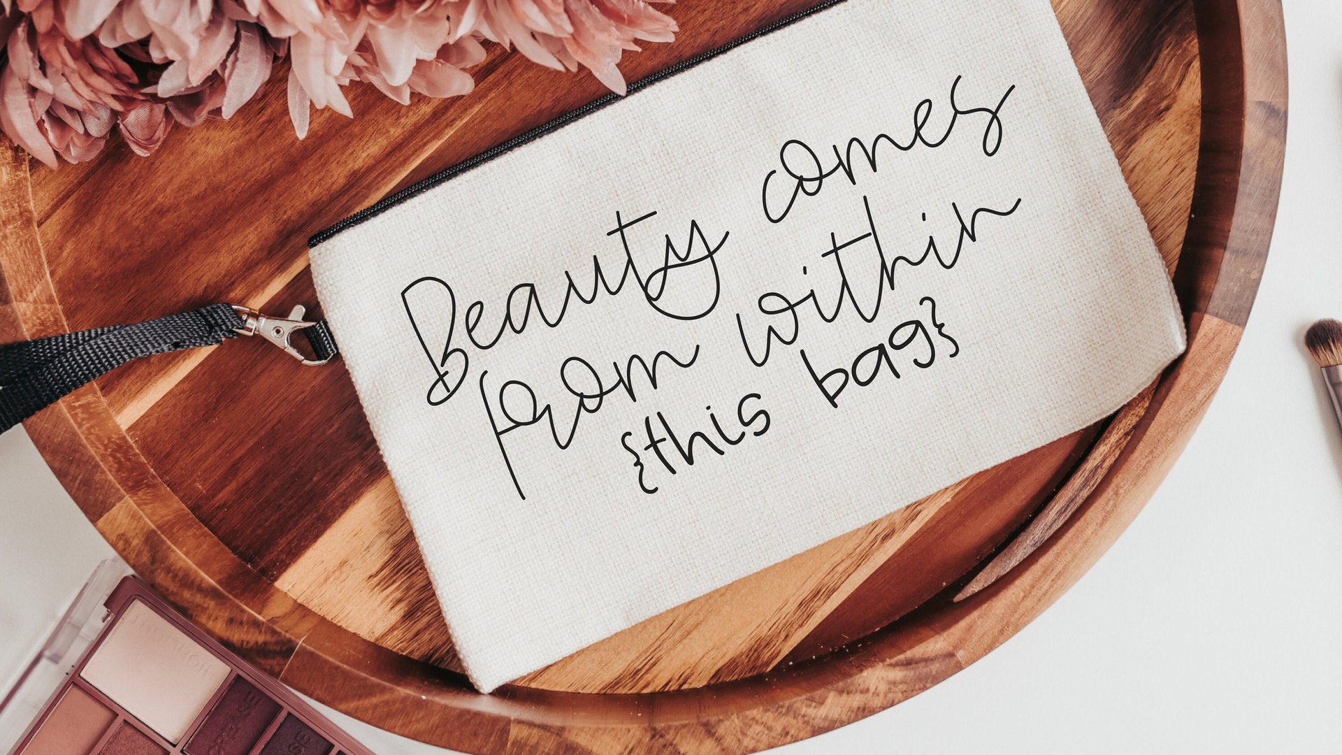 makeup bag for women, cosmetic bag for purse, bridal party gifts for wedding day gifts for bridesmaids, getting ready gifts for wedding