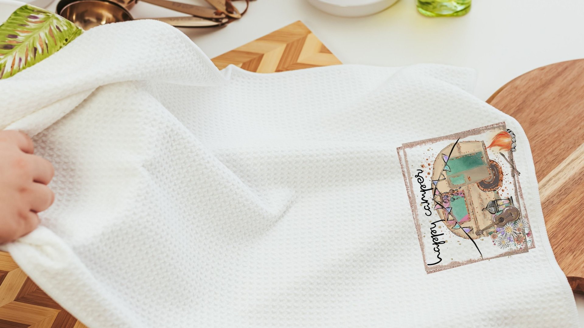 happy camper throw pillow for couch,  boho camper decor, glamping gifts, boho decor for home, RV accessories for inside, van life gift, best