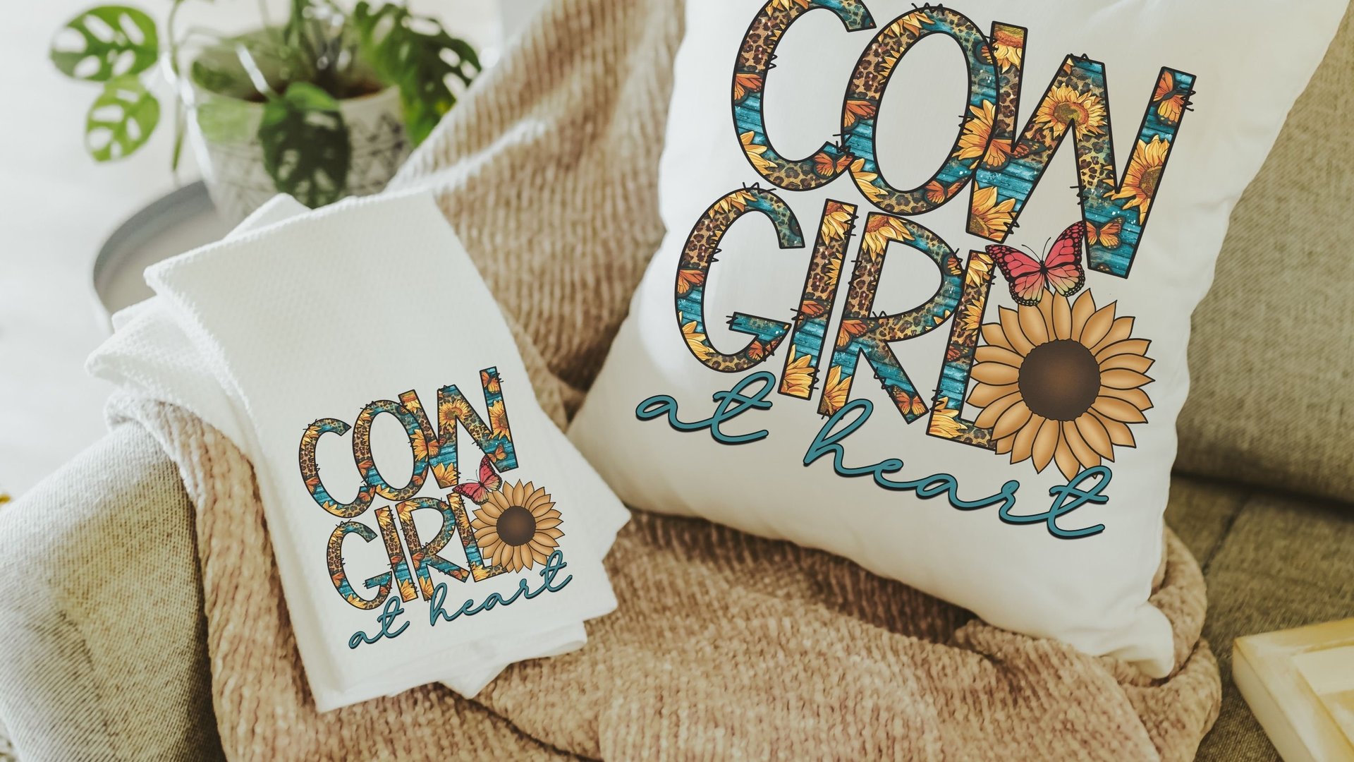 cowgirl throw pillow for couch, country girl gifts, serape throw pillow, trendy home decor, cowgirl gifts for girls, southwestern decor for