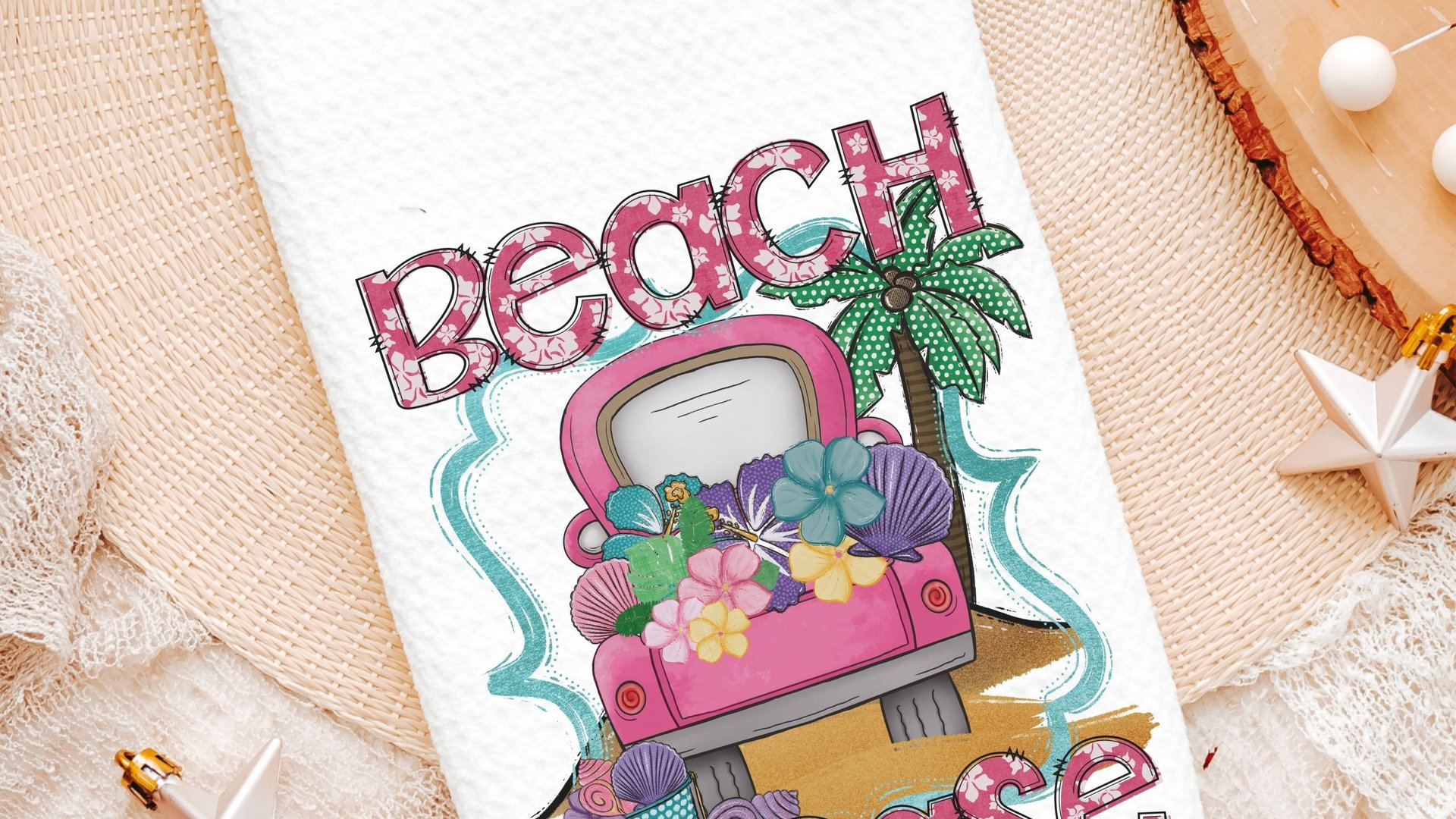 beach please summer truck throw pillows for sofa, sunroom decor, tropical throw pillow cover 18x18, bungalow decor, beach lover gift, funny