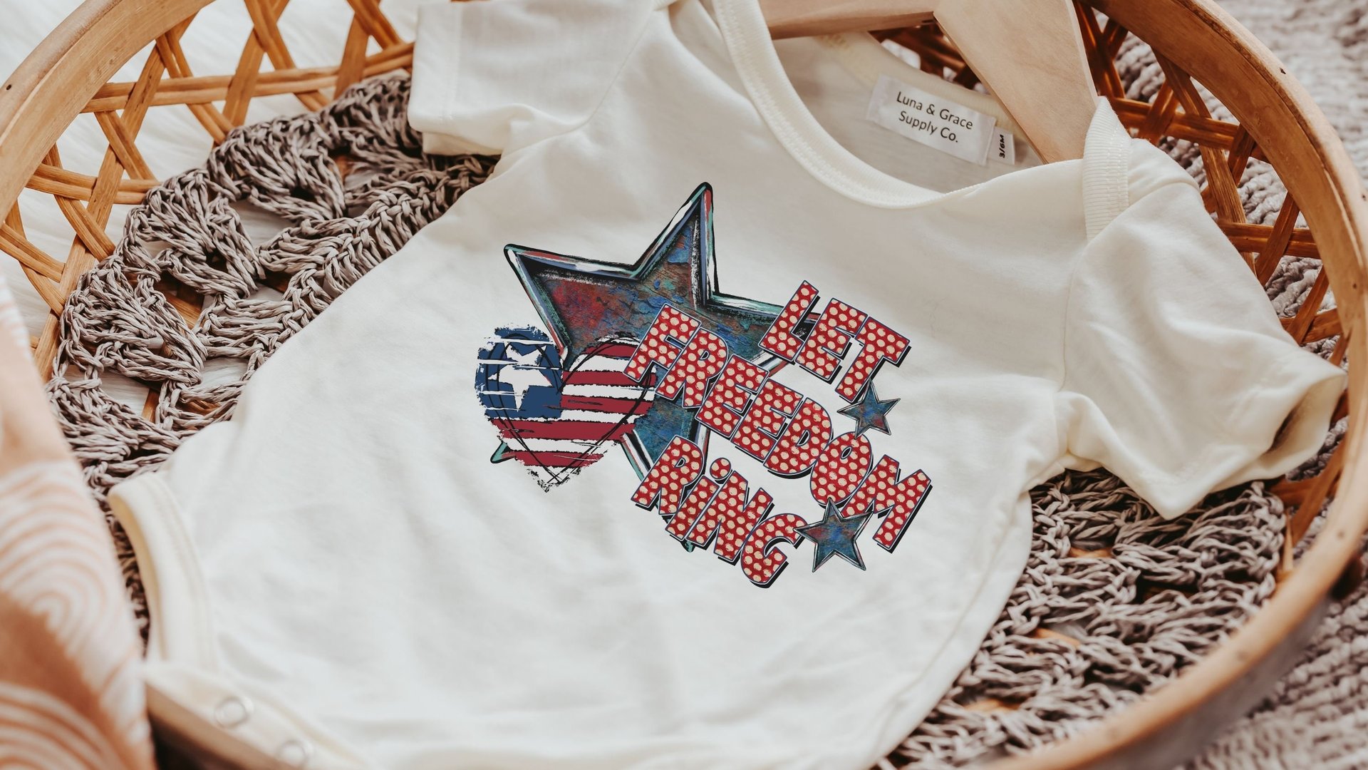 let freedom ring 4th of July baby boy outfit, patriotic baby shower gift, Independence day baby romper neutral bodysuit, first July 4th baby