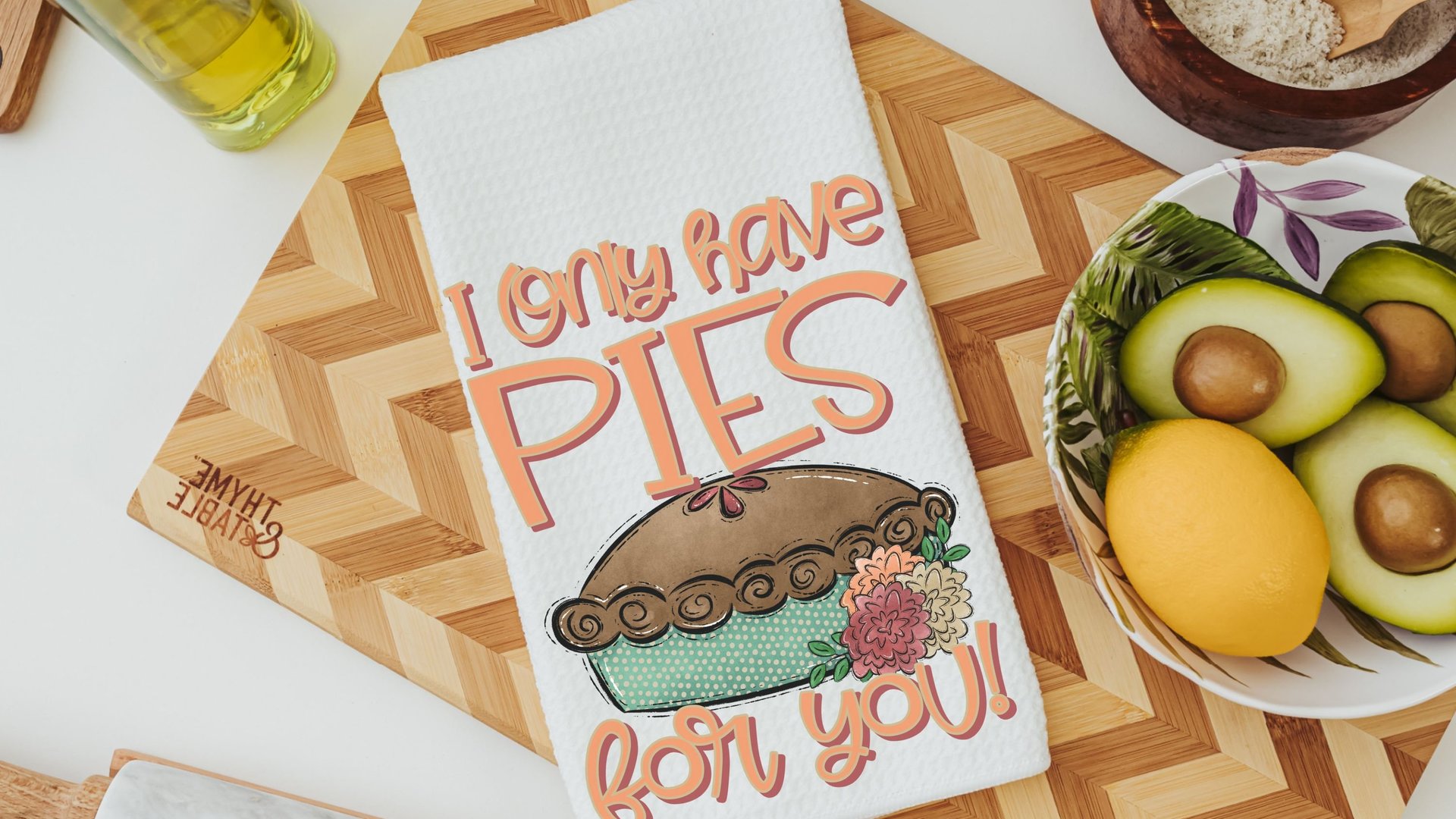 lets get toasted smores and campfire fall kitchen hand towel, camping gifts for women, pie puns funny kitchen towels for mom, baking gifts