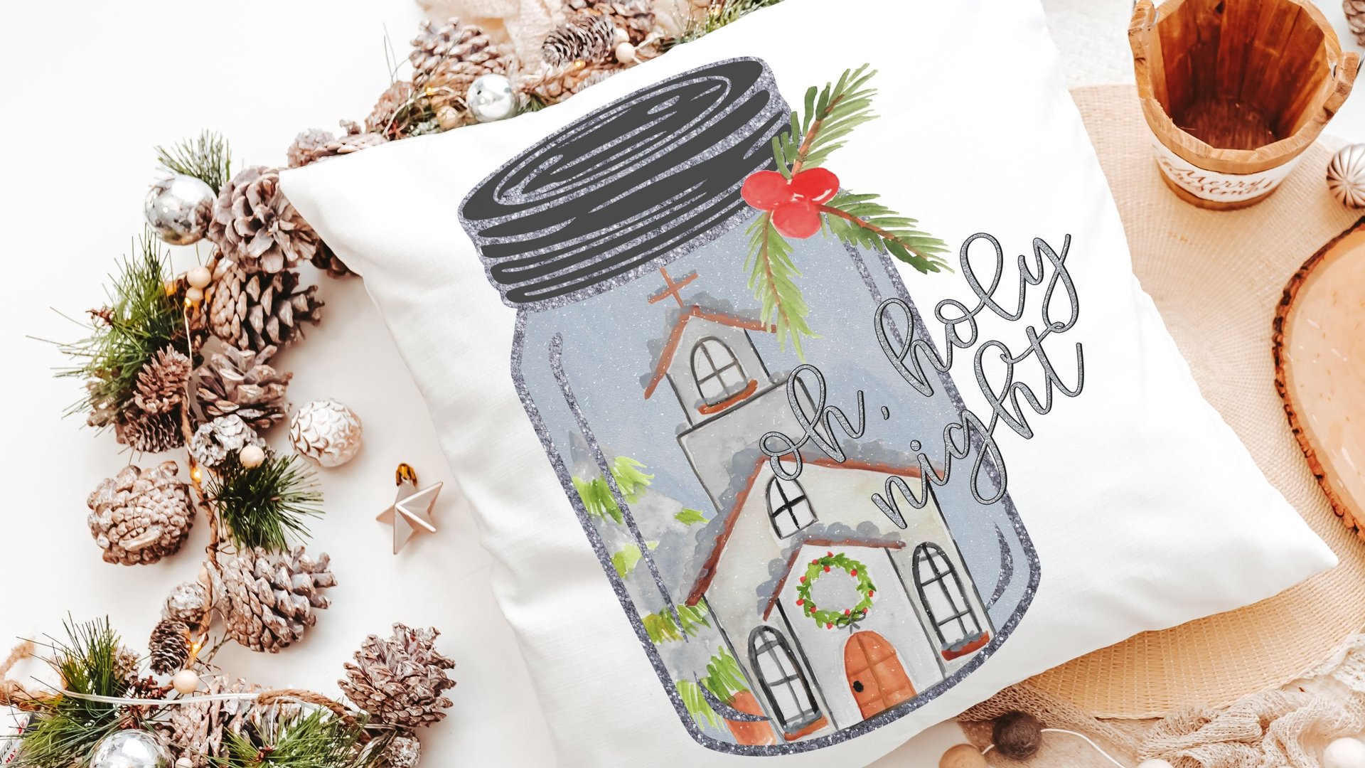 farmhouse Christmas kitchen towels set of 3, Merry Christmas canning jar hand towels for bathroom, snowman kitchen decor, hostess thank you