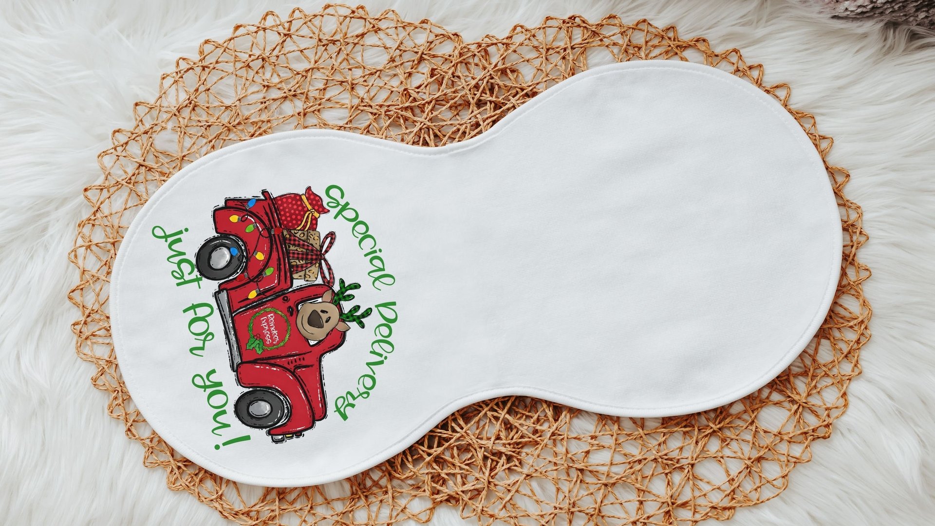 special delivery from the north pole babys first Christmas outfit boy, cute Christmas baby bodysuit, newborn Christmas gifts for infants