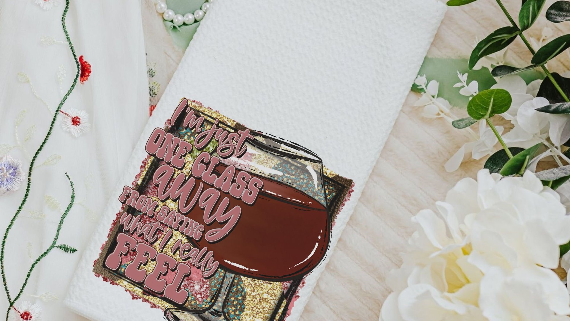 sassy kitchen towels funny wine kitchen decor, home bar accessories, wine gifts for women, wine bar decor, work bestie gift, sarcastic gifts