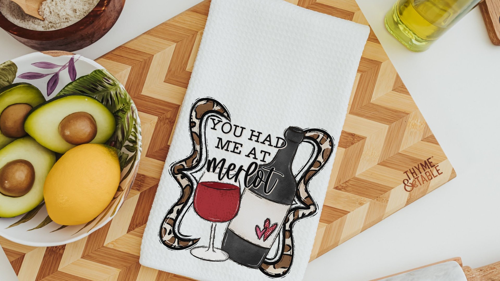 everything happens for a Riesling funny wine kitchen towels for friends, wine bar accessories, wine gifts for women, you had me at merlot