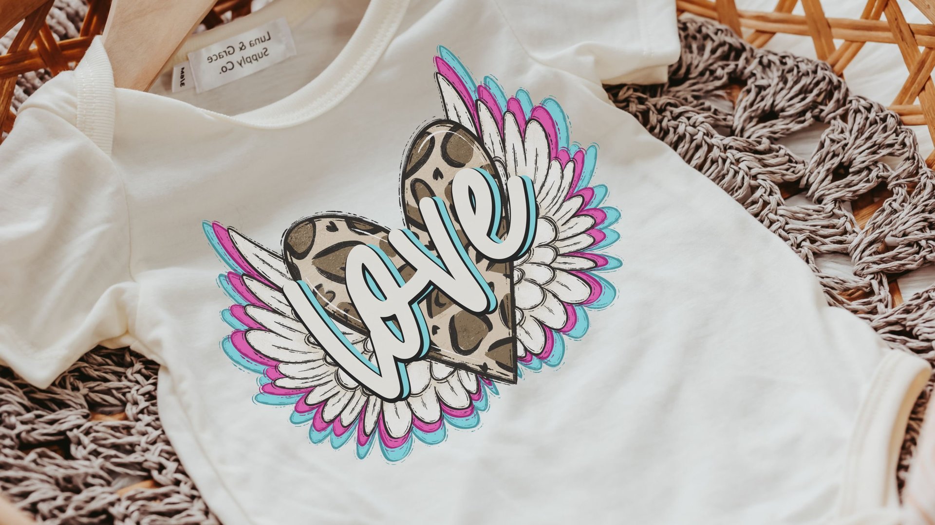 love baby romper girl, leopard print first Valentines day outfit, winged heart baby girl coming home hospital outfit, infant girl Valentine