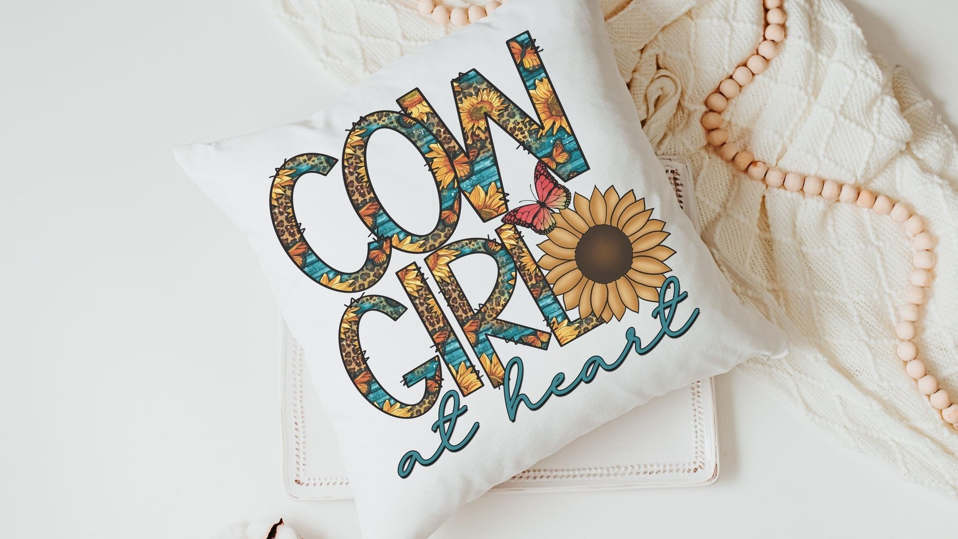 cowgirl throw pillow for couch, country girl gifts, serape throw pillow, trendy home decor, cowgirl gifts for girls, southwestern decor for