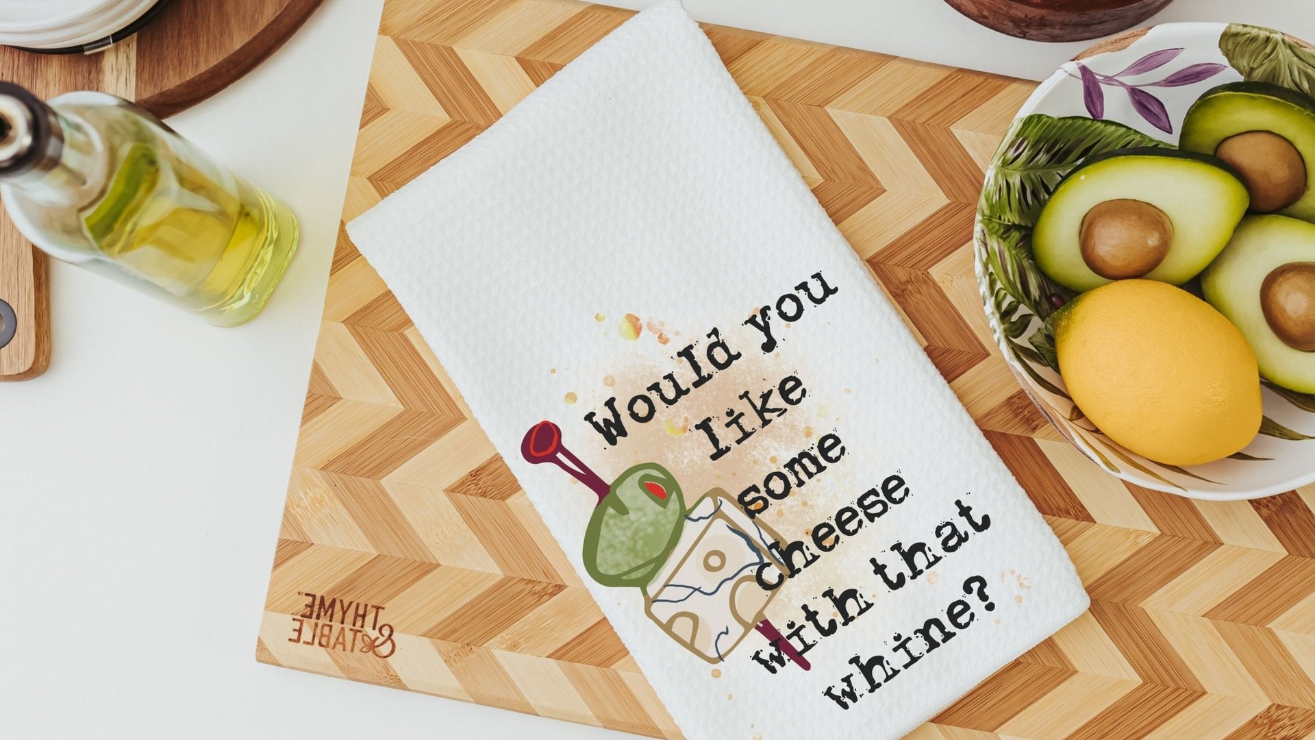 funny wine kitchen towel, home bar accessories, mother in law gift for mothers day gift from daughter, wine gifts for women, wine and cheese