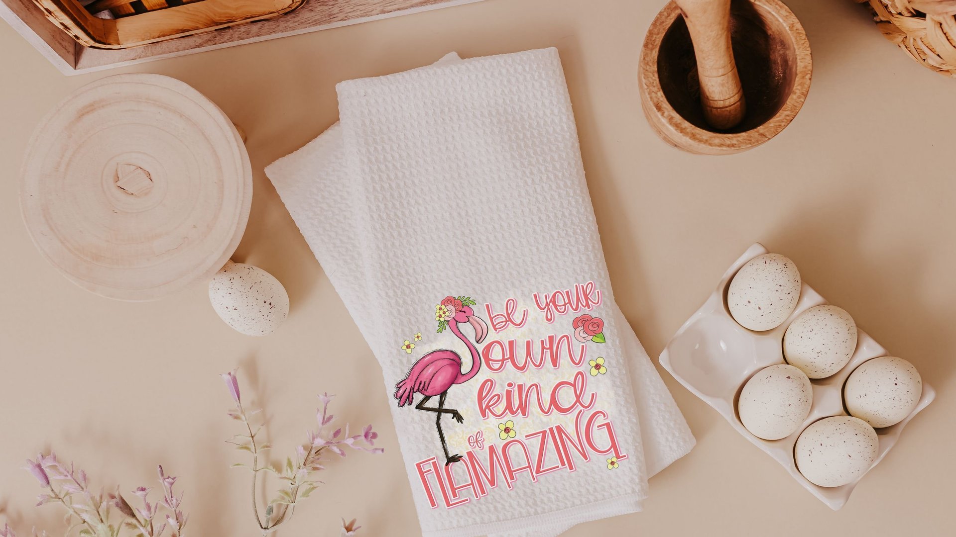 be your own kind of beautiful cute flamingo hand towels for bathroom, flamazing teacher appreciation gifts for women, flamingo gifts for her