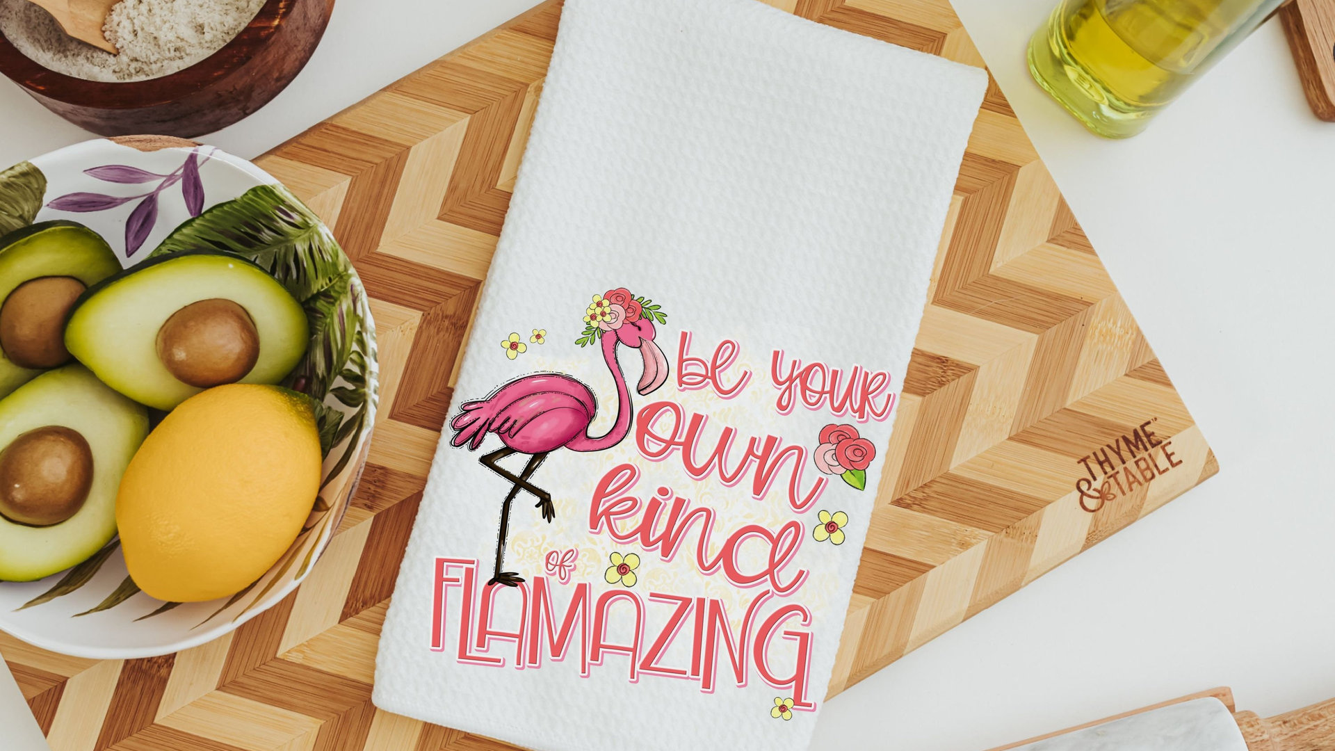 be your own kind of beautiful cute flamingo hand towels for bathroom, flamazing teacher appreciation gifts for women, flamingo gifts for her