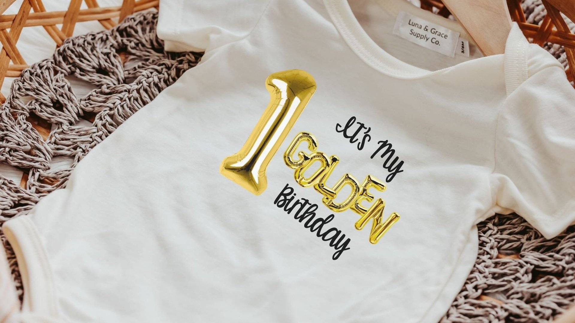 1st birthday burp cloth, golden birthday cake smash outfit boy, first birthday gift ideas, baby gift set, baby bib and burp cloth set, best