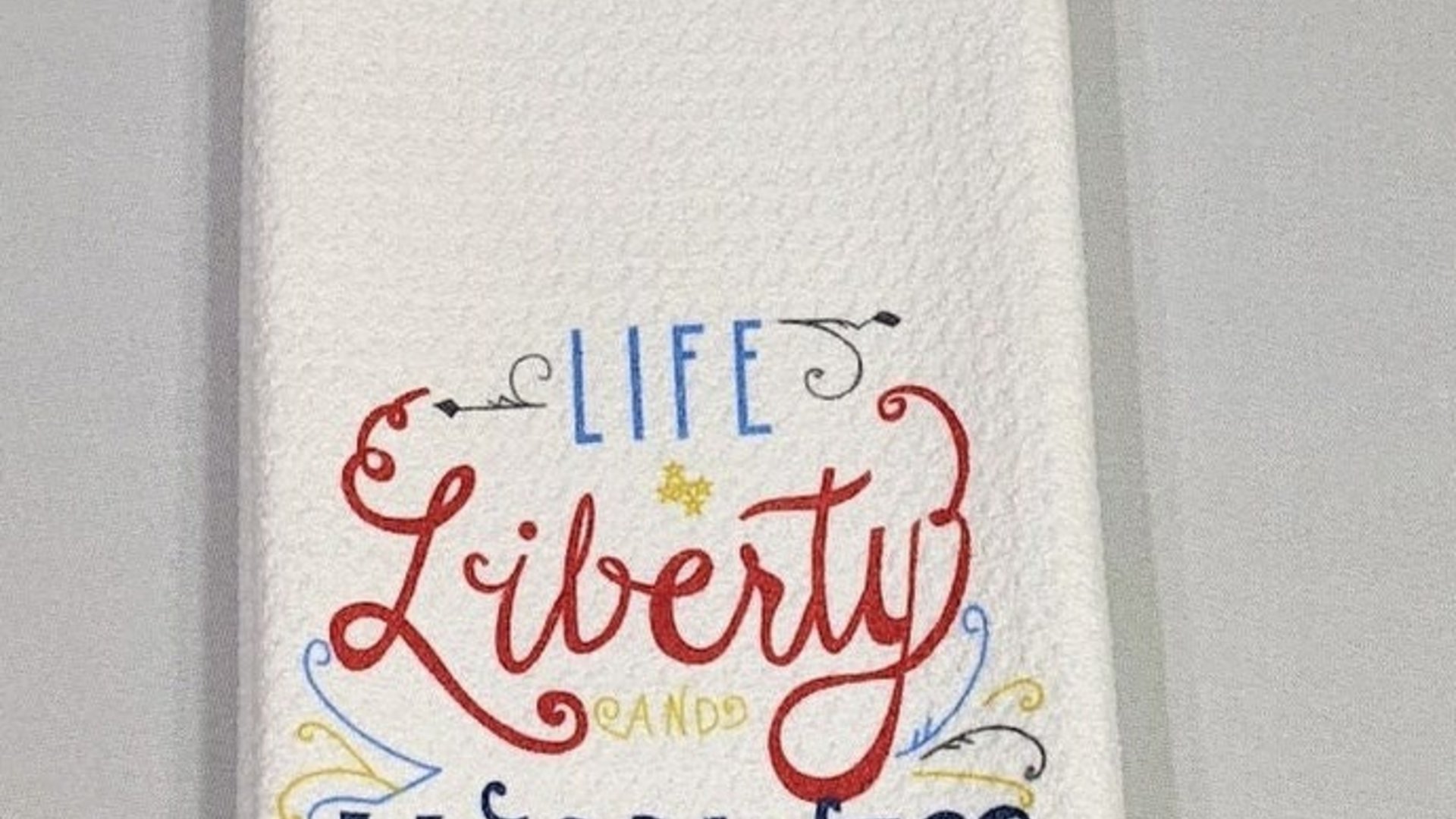 life liberty happiness throw pillow for sofa, patriotic decor for home, 4th of July kitchen towels, military mom gift, summer throw pillows