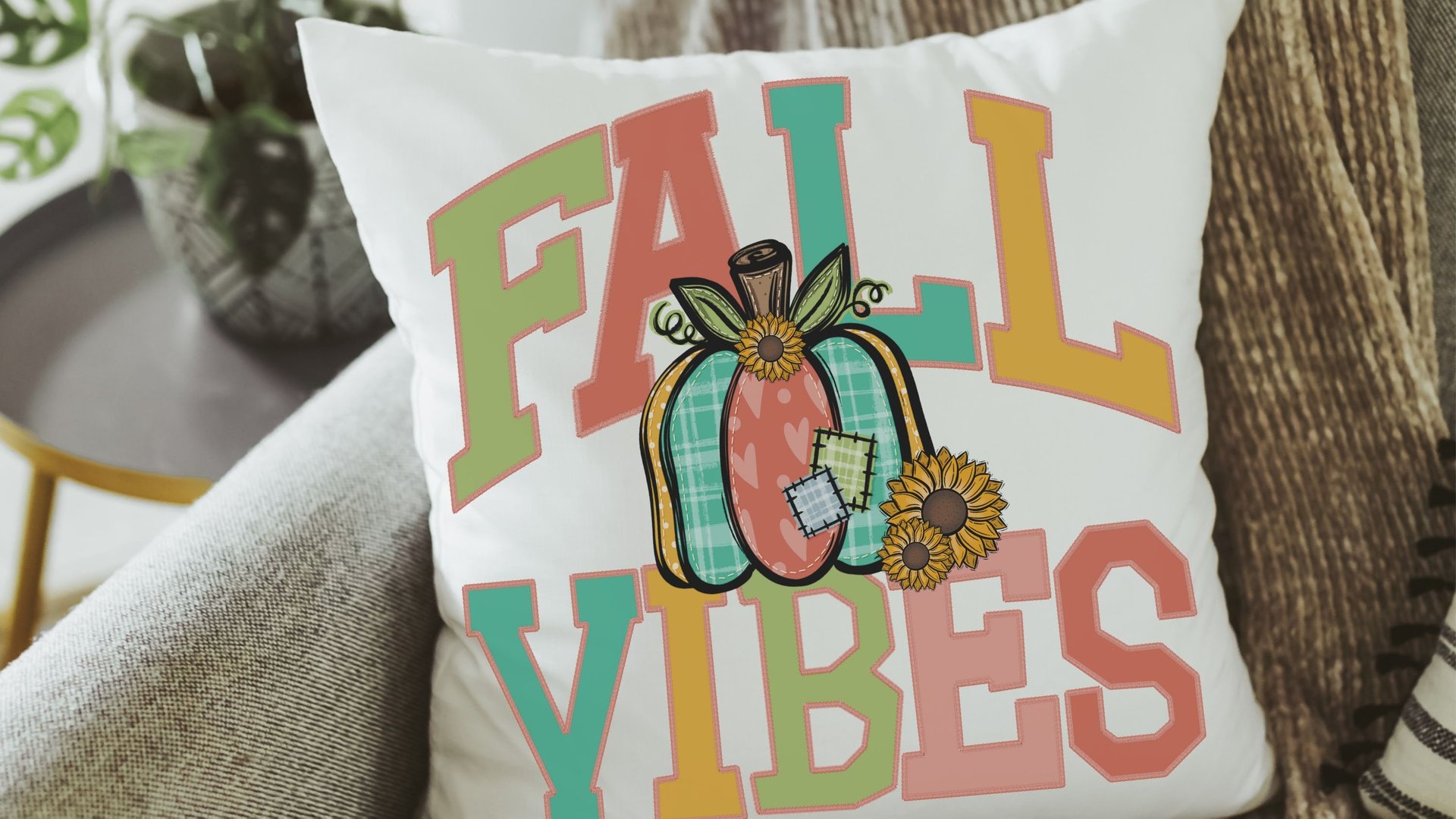 fall vibes fall throw pillow for bedroom, patchwork pumpkin decor, sunflower gifts for sister, cute pumpkin kitchen towels, autumn decor