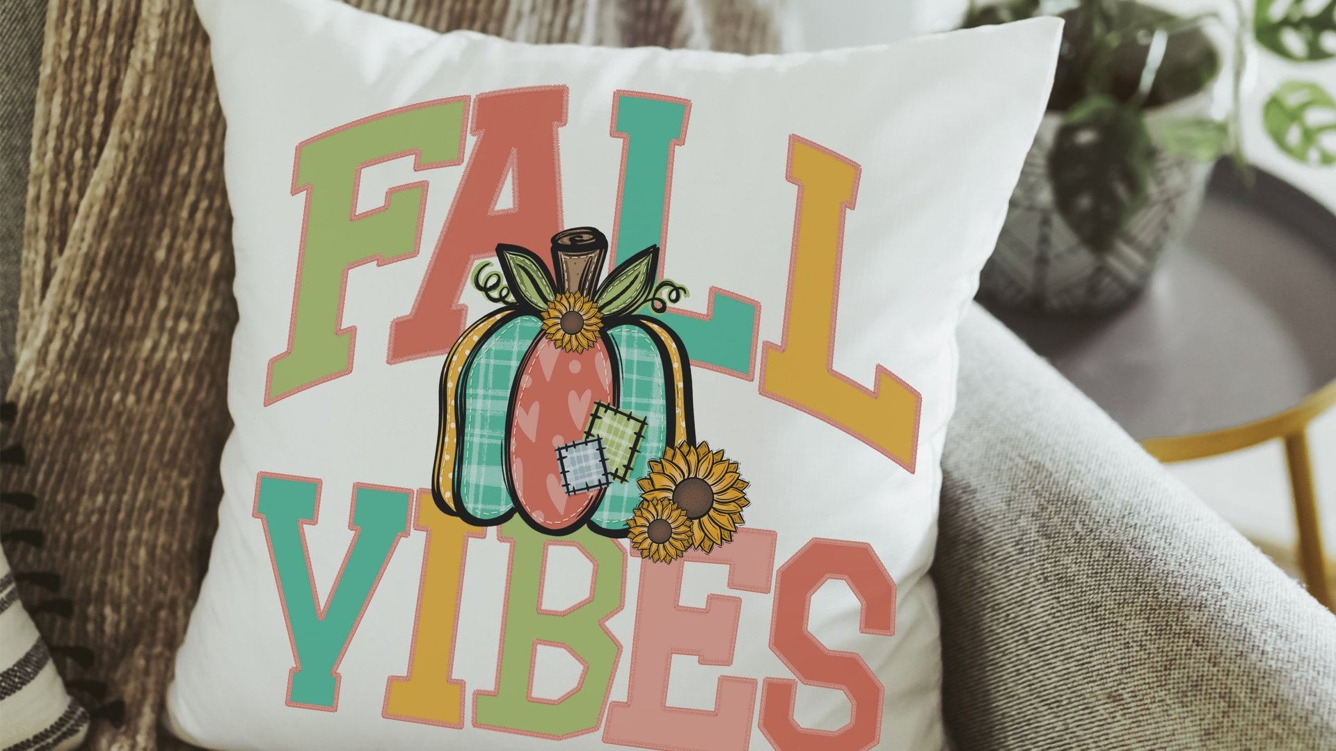 fall vibes fall throw pillow for bedroom, patchwork pumpkin decor, sunflower gifts for sister, cute pumpkin kitchen towels, autumn decor