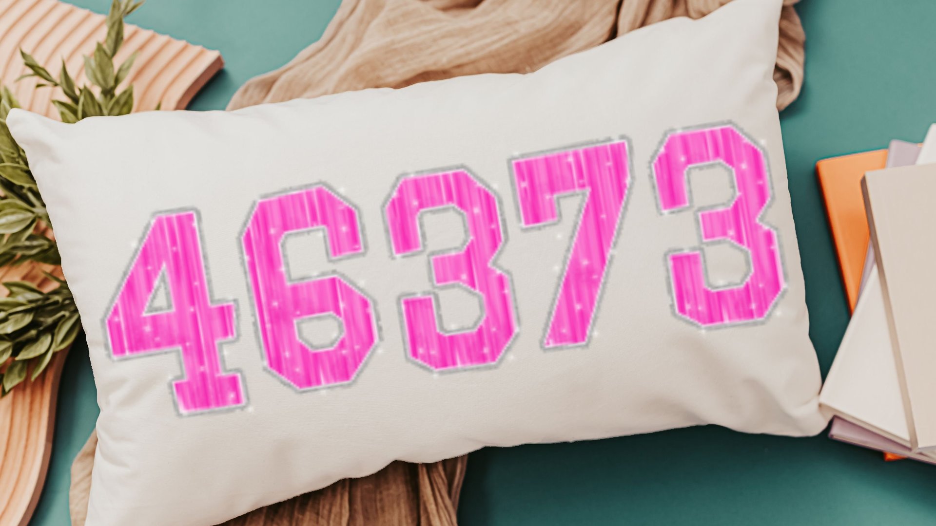 personalized zip code lumbar pillow for bed, college dorm decor for girls, moving away gift for kids, cute throw pillow covers 12 x 20, pre