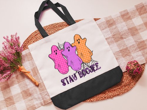 Stay boojee Halloween tote bag