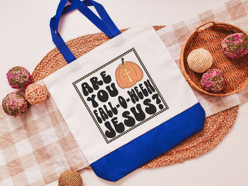 Are you falloween Jesus Halloween tote bag