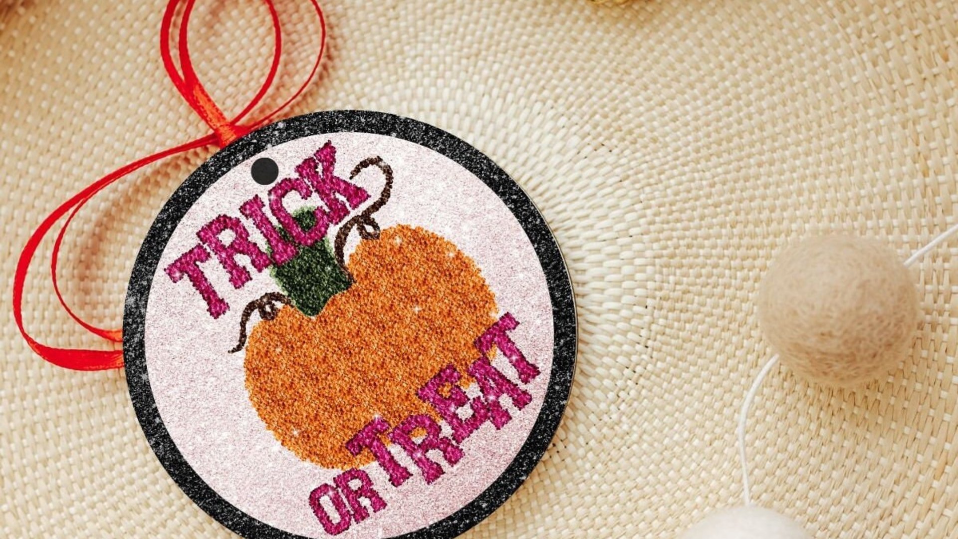 trick or treat Halloween kitchen towels for fall, boo basket stuffers for adults, cute pumpkin hand towels for bathroom, whimsical Halloween