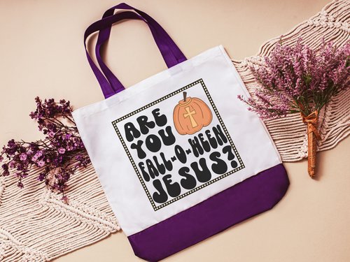 Are you falloween Jesus Halloween tote bag