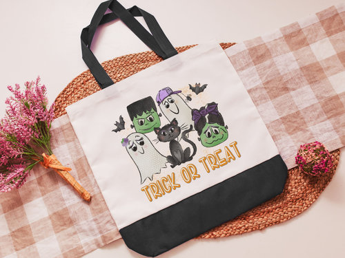 Trick or treat tote bag for kid