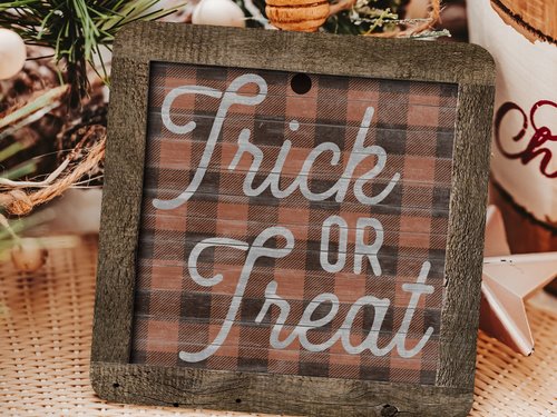CapableByDesign trick or treat ornament