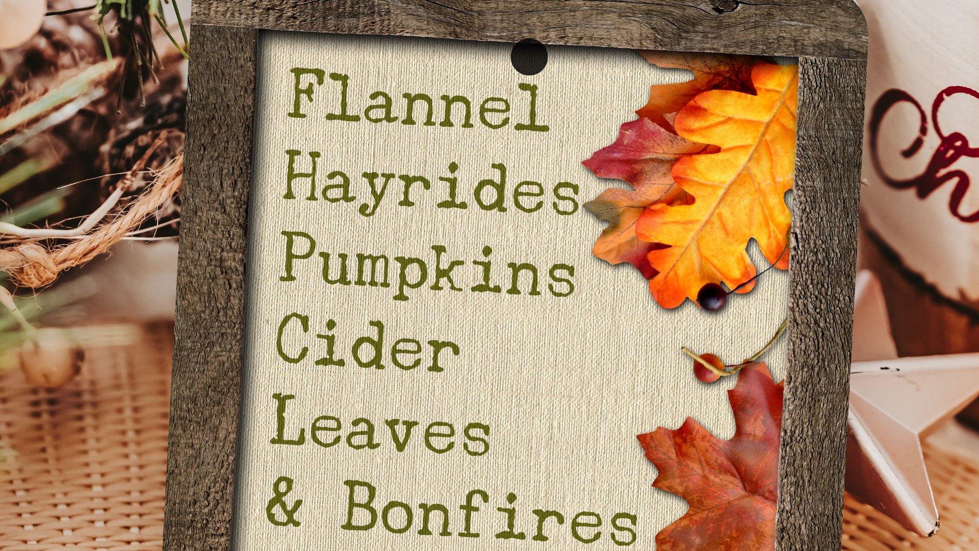 fall ornaments for small tree, fall car charms rear view mirror accessories for women, autumn decor for home, October birthday gifts for her