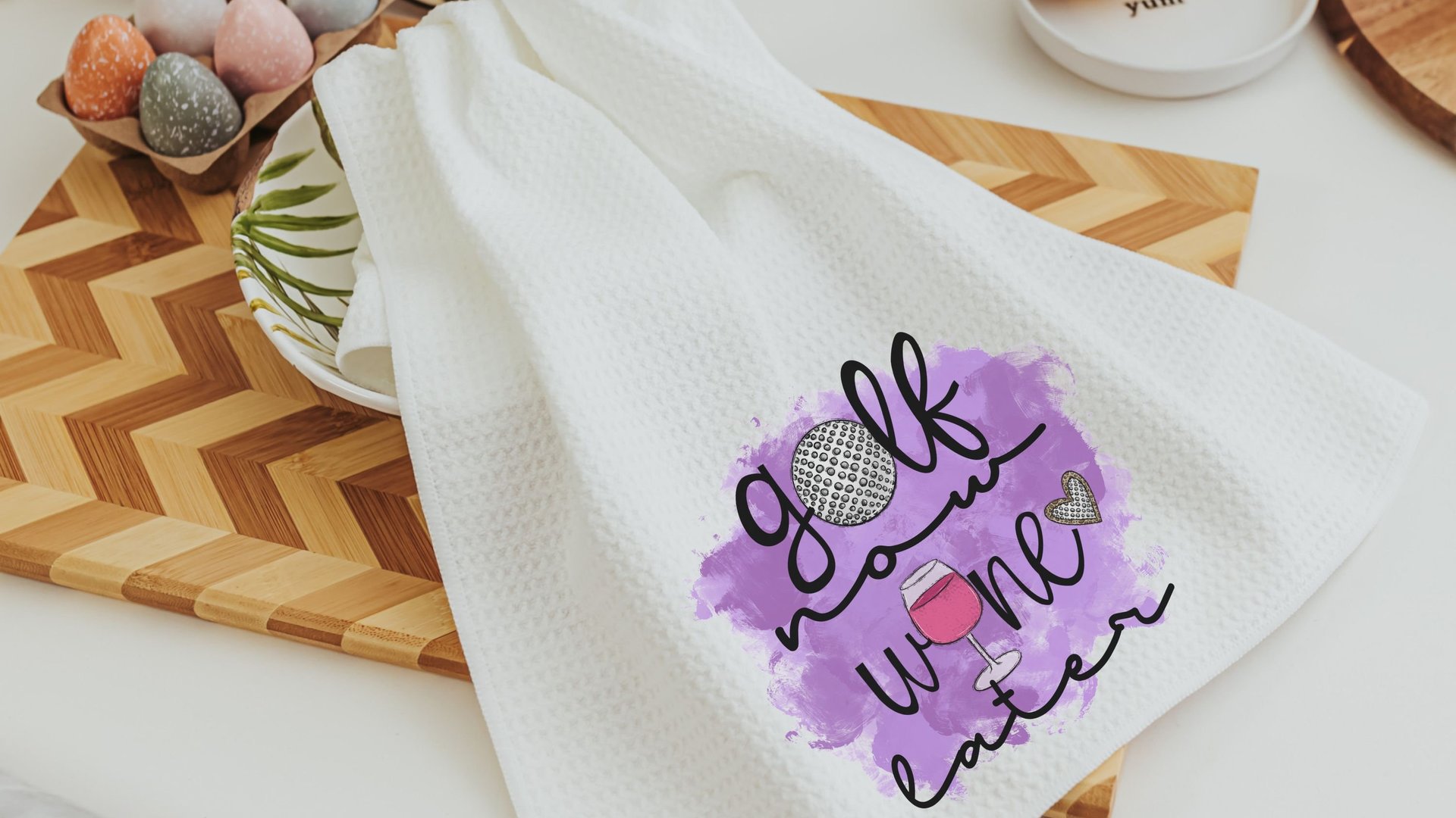 lets par tee golf towel funny golf gifts for women towels, Mothers day gifts for golfer, drive it like you stole it golf cart accessories