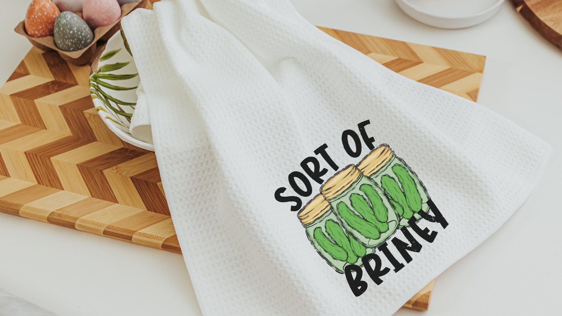 pickle towel, pickle lover gift, bathroom hand towels funny kitchen towel cute kitchen decor, pickle gifts for women, best gifts for new