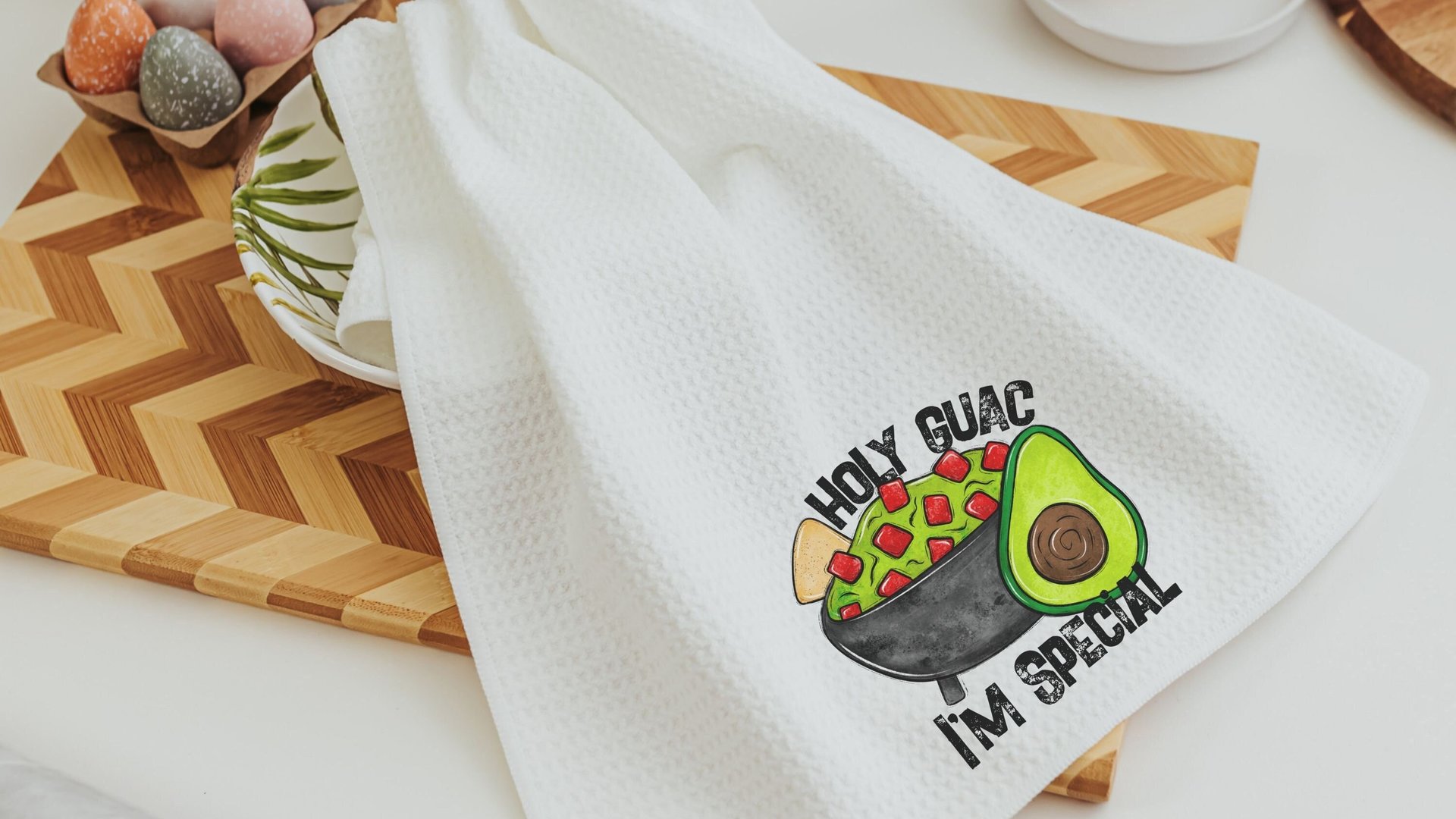holy guacamole fiesta kitchen towels funny kitchen decor, foodie gift, sassy kitchen dish towels, sarcastic gifts for friends, taco Tuesday