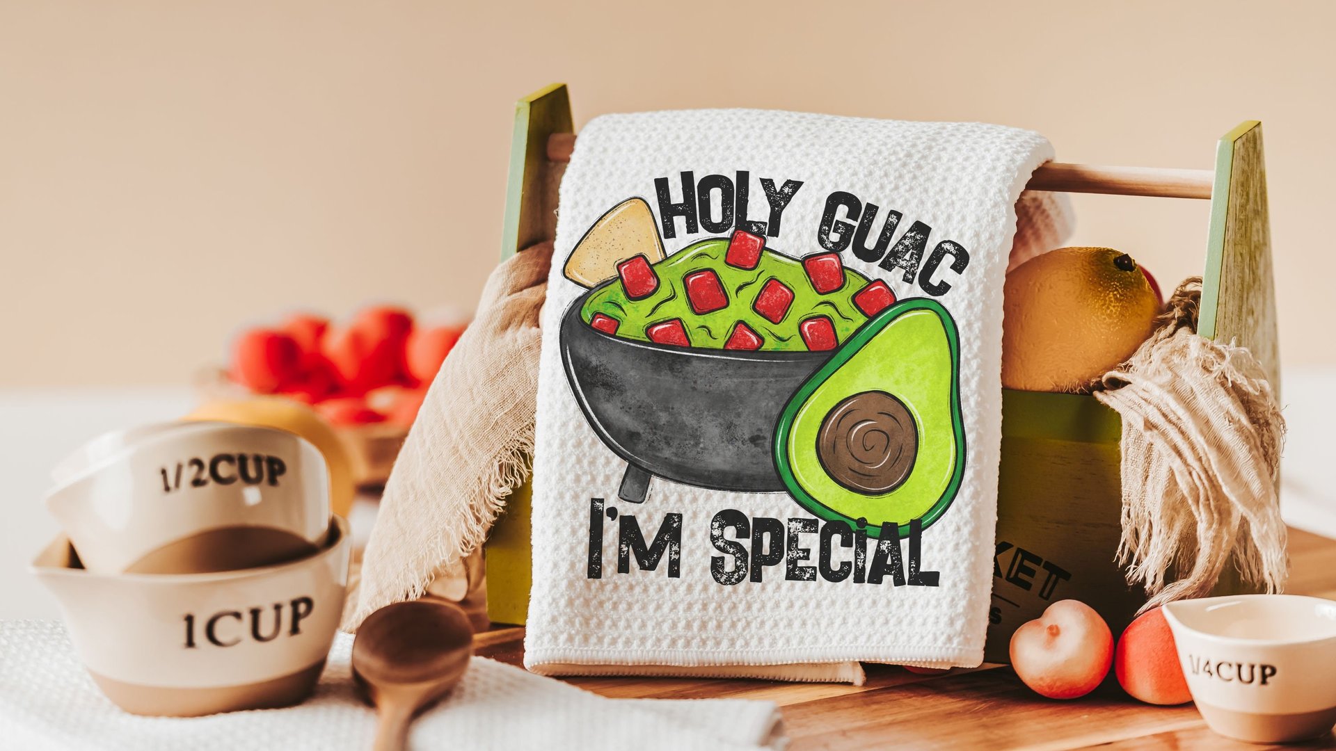 holy guacamole fiesta kitchen towels funny kitchen decor, foodie gift, sassy kitchen dish towels, sarcastic gifts for friends, taco Tuesday