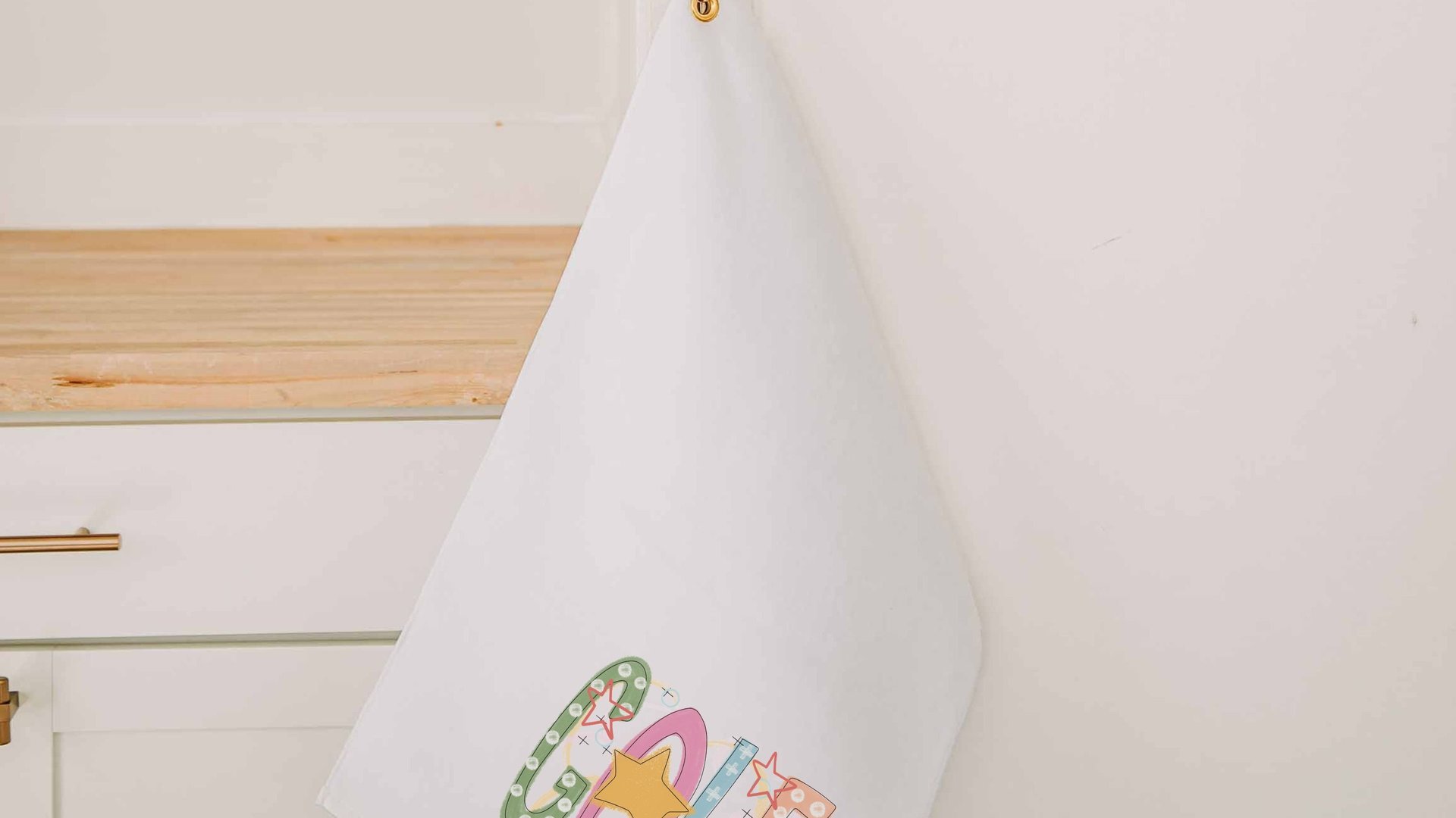 cute golf towel with grommet, golf bag towel for women, golf gifts for her, ball towel, lady golfer gifts, golfer towel, golfing gifts for