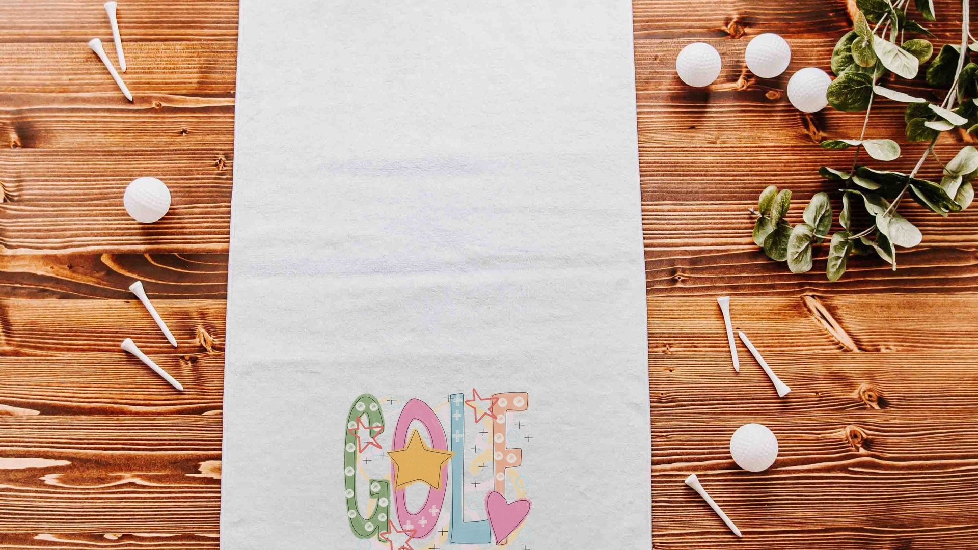 cute golf towel with grommet, golf bag towel for women, golf gifts for her, ball towel, lady golfer gifts, golfer towel, golfing gifts for