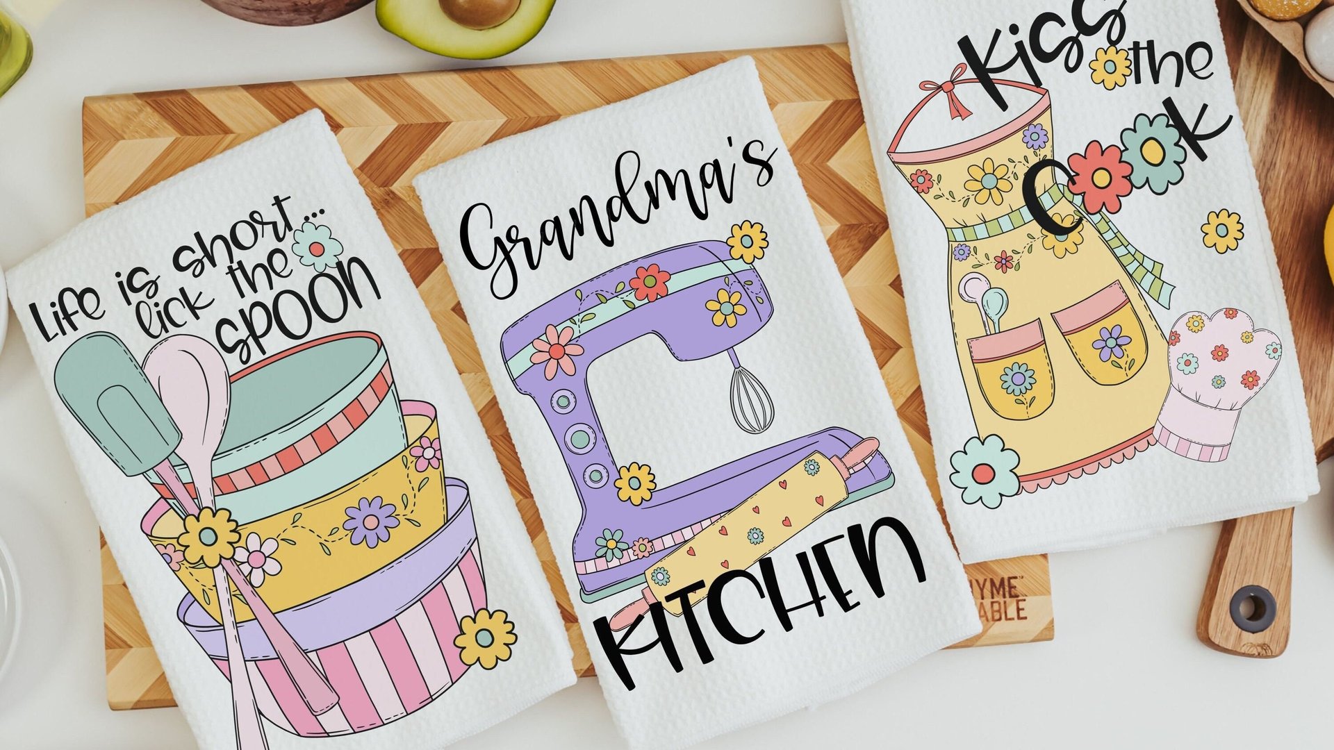 personalized moms kitchen towel for cooking party favors, custom name hand towel for gifting, baker gifts for her, home decor gift for women