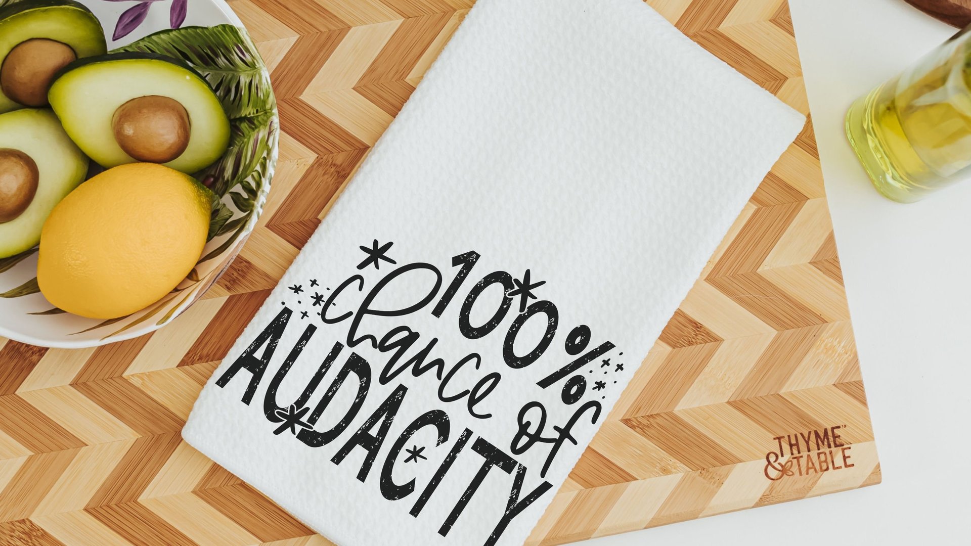 the audacity funny kitchen towels for women, sassy gifts, sarcastic kitchen sayings hand towels for powder room, best friend birthday gifts