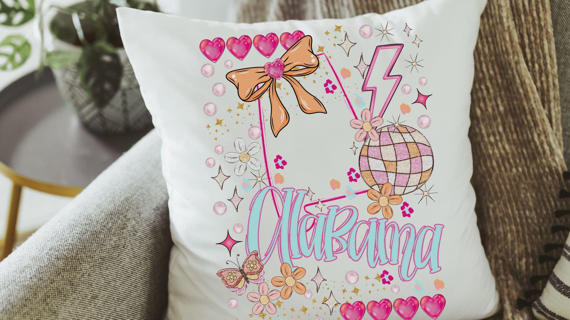 custom Kansas pillows for bed, preppy hand towel bathroom essentials, Kansas gifts, college apartment gifts for girls, coquette throw pillow