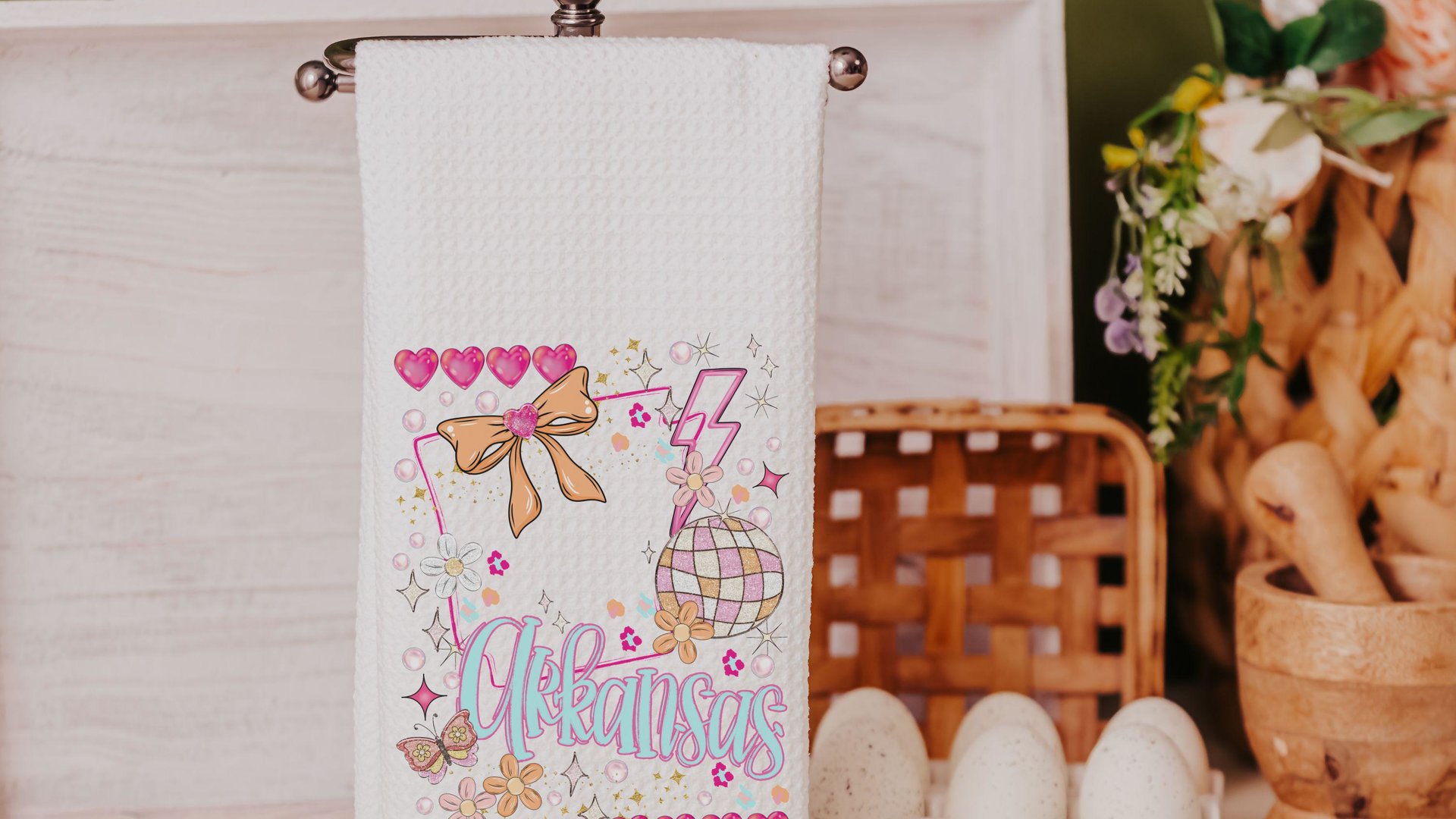 custom Arkansas throw pillows for couch, preppy room decor aesthetic pillow covers 18 x 18, Little Rock Arkansas gifts, college student gift